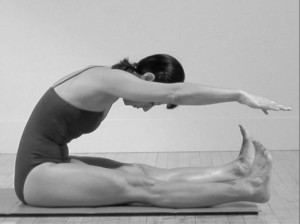 Pilates spine stretch